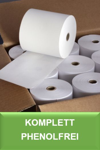 Thermorollen-80mm-63m-70mm-Kern-12mm-P-frei Thermorollen 80mm / 63m (Ø 70mm) Kern 12mm P-frei